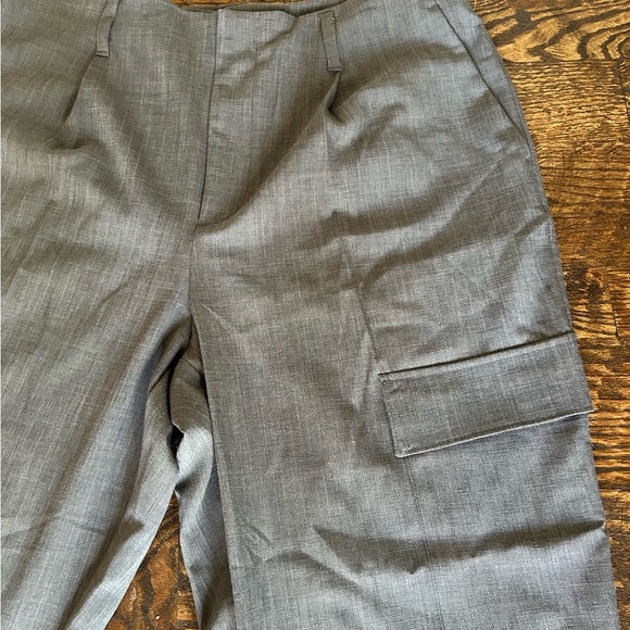 NWT A New Day Charcoal Women's Cargo Trousers Size 14 R - Picture 5 of 9